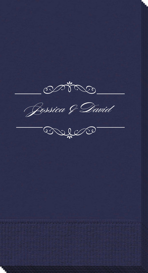 Bellissimo Scrolled Guest Towels